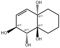 1,2,4a,8a-Naphthalenetetrol,1,2,5,6,7,8-hexahydro-,(1R,2S,4aS,8aS)-rel-(9CI)结构式