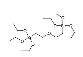 Bis(2-triethoxysilylethyl) ether结构式