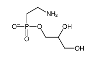 2-aminoethyl(2,3-dihydroxypropoxy)phosphinate Structure