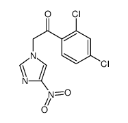 1-(2,4-dichlorophenyl)-2-(4-nitroimidazol-1-yl)ethanone Structure
