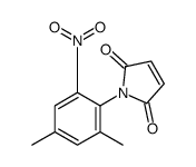 1-(2,4-dimethyl-6-nitrophenyl)pyrrole-2,5-dione结构式