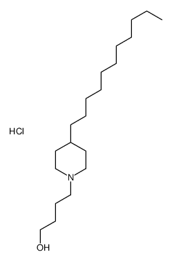 4-(4-undecylpiperidin-1-yl)butan-1-ol,hydrochloride Structure