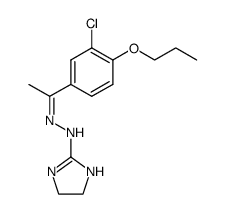 imidazolidin-2-one [1-(3-chloro-4-propoxy-phenyl)-ethylidene]-hydrazone Structure