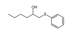 1-(phenylthio)-2-hexanol Structure