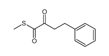 α-Keto-4-phenylbuttersaeure-methylthiolester Structure