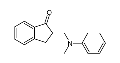 2-[(N-methylanilino)methylidene]-3H-inden-1-one Structure