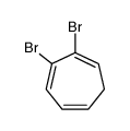 2,3-dibromocyclohepta-1,3,5-triene结构式