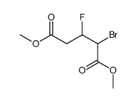 Pentanedioic acid, 2-bromo-3-fluoro-, dimethyl ester (9CI) Structure