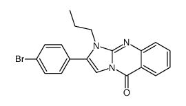 2-(4-bromophenyl)-1-propylimidazo[2,1-b]quinazolin-5-one结构式