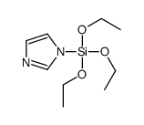 triethoxy(imidazol-1-yl)silane结构式