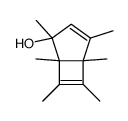 1,2,4,5,6,7-hexamethylbicyclo[3.2.0]hepta-2,6-dien-4-ol Structure