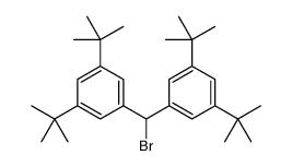1-[bromo-(3,5-ditert-butylphenyl)methyl]-3,5-ditert-butylbenzene Structure