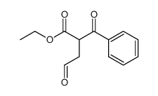 3-ethoxycarbonyl-4-oxo-4-phenylbutyraldehyde Structure