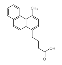 4-(4-methylphenanthren-1-yl)butanoic acid结构式