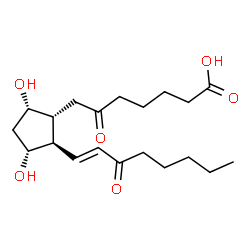 7-[(1R,2R,3R,5S)-3,5-dihydroxy-2-[(E)-3-oxooct-1-enyl]cyclopentyl]-6-oxoheptanoic acid picture