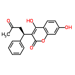 (R)-7-Hydroxy Warfarin structure