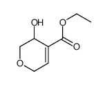 ethyl 3-hydroxy-3,6-dihydro-2H-pyran-4-carboxylate结构式