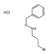 3-bromo-N-phenylmethoxypropan-1-amine,hydrochloride Structure