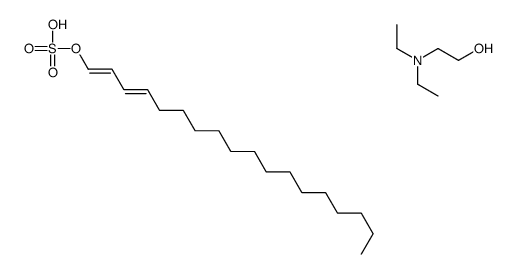 2-(diethylamino)ethanol,[(1E,3E)-octadeca-1,3-dienyl] hydrogen sulfate结构式