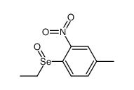 1-(ethylseleninyl)-4-methyl-2-nitrobenzene Structure