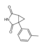 1-(m-Tolyl)-1,2-cyclopropan-dicarboximid Structure