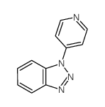 1-pyridin-4-ylbenzotriazole Structure
