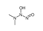 N-(dimethylamino)-N-hydroxynitrous amide Structure