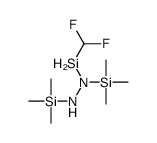 1-(difluoromethylsilyl)-1,2-bis(trimethylsilyl)hydrazine Structure