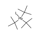 Tri(tert-butyl)plumbyl iodide结构式