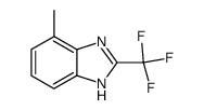 1H-Benzimidazole,4-methyl-2-(trifluoromethyl)-(9CI) structure