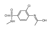 N-[2-chloro-4-(methylsulfamoyl)phenyl]acetamide Structure