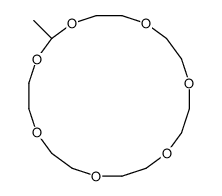 2-methyl-1,3,6,9,12,15,18-heptaoxacycloicosane结构式