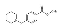 methyl 4-(piperidin-1-ylmethyl)benzoate Structure