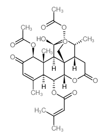 SENECIOYLOXYCHAPARRINONE, 1,12-DIACETATE, 6A- Structure