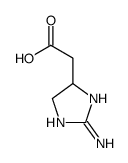 2-(2-amino-4,5-dihydro-1H-imidazol-5-yl)acetic acid结构式