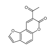 8-Acetyl-7H-furo(2,3-f)(1)benzopyran-7-one picture