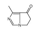 7H-Pyrrolo[1,2-c]imidazol-7-one,5,6-dihydro-1-methyl-(9CI) Structure