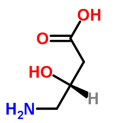 (R)-(-)-4-氨基-3-羟基丁酸结构式