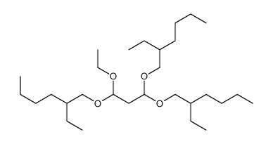 1,1',1''-[(1-ethoxy-1-propanyl-3-ylidene)tris(oxy)]tris[2-ethylhexane]结构式