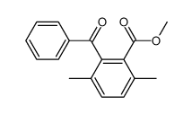 methyl 2-benzoyl-3,6-dimethylbenzoate Structure