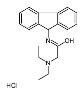 2-(diethylamino)-N-(9H-fluoren-9-yl)acetamide,hydrochloride结构式