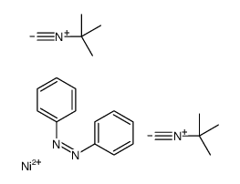 diphenyldiazene,2-isocyano-2-methylpropane,nickel(2+) Structure