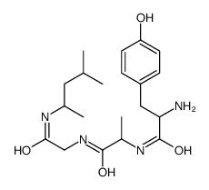 tyrosyl-alanyl-N-(1,3-dimethylbutyl)glycinamide结构式