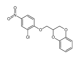 3-[(2-chloro-4-nitrophenoxy)methyl]-2,3-dihydro-1,4-benzodioxine Structure