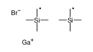 [bromo(trimethylsilylmethyl)gallanyl]methyl-trimethylsilane结构式