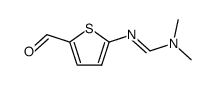 N,N-Dimethyl-N'-(5-formylthien-2-yl)-formamidine结构式