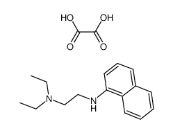 N1,N1-二甲基-N2-(萘-1-基)乙烷-1,2-二胺草酸盐结构式