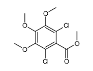 methyl 2,6-dichloro-3,4,5-trimethoxybenzoate结构式