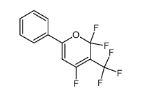 2,2,4-Trifluoro-3-(trifluoromethyl)-6-phenyl-2H-pyran结构式
