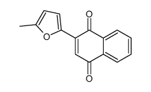 2-(5-methylfuran-2-yl)naphthalene-1,4-dione结构式